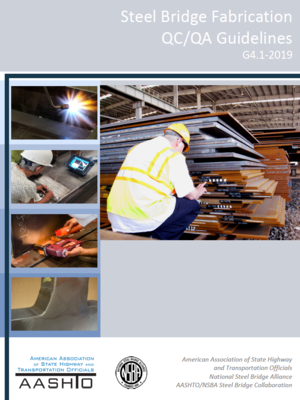 cover image of Steel Bridge Fabrication QC/QA Guidelines